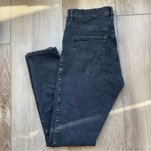 Garage High Waisted Studded Skinny Jeans - Picture 1 of 5